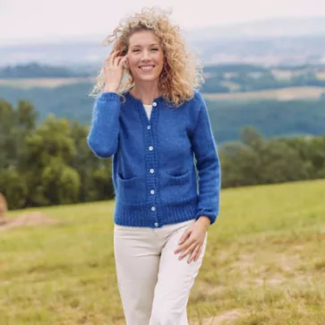 Gilet laine à poches   