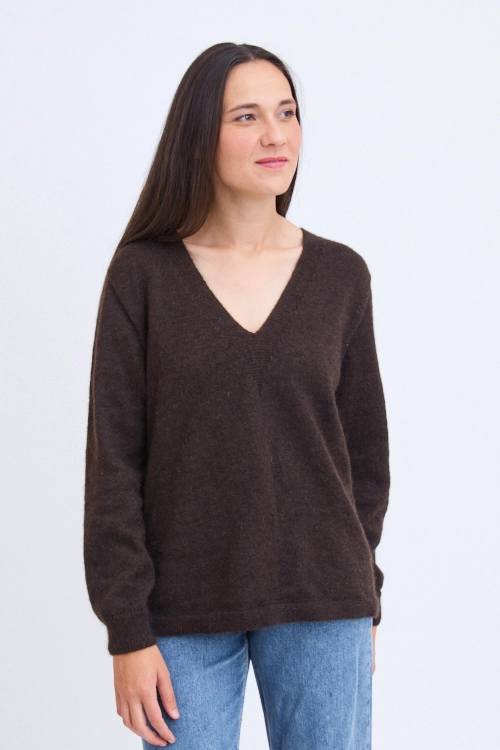 Grand pull laine col v yack ymgp bam 2