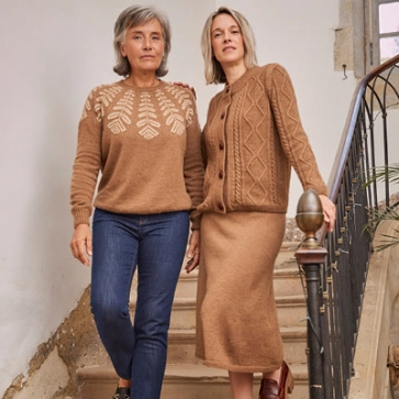 Jupe en duvet de chameau