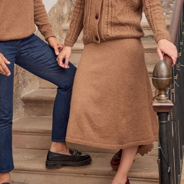 Jupe en duvet de chameau