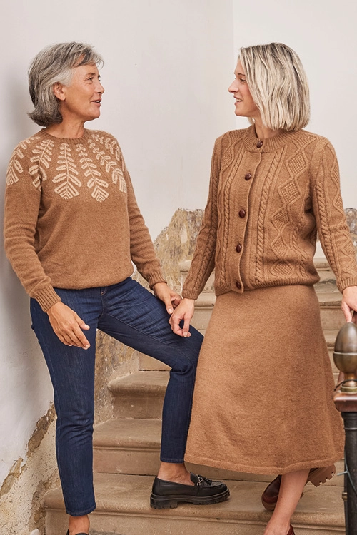 Jupe en duvet de chameau