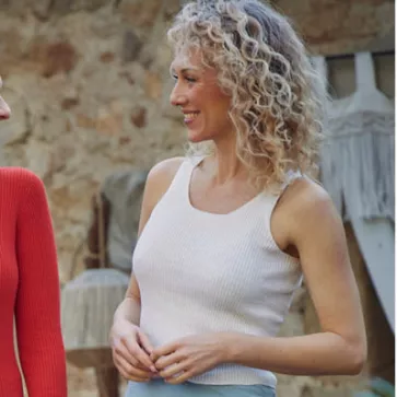 Débardeur en lin coton bio et seacell