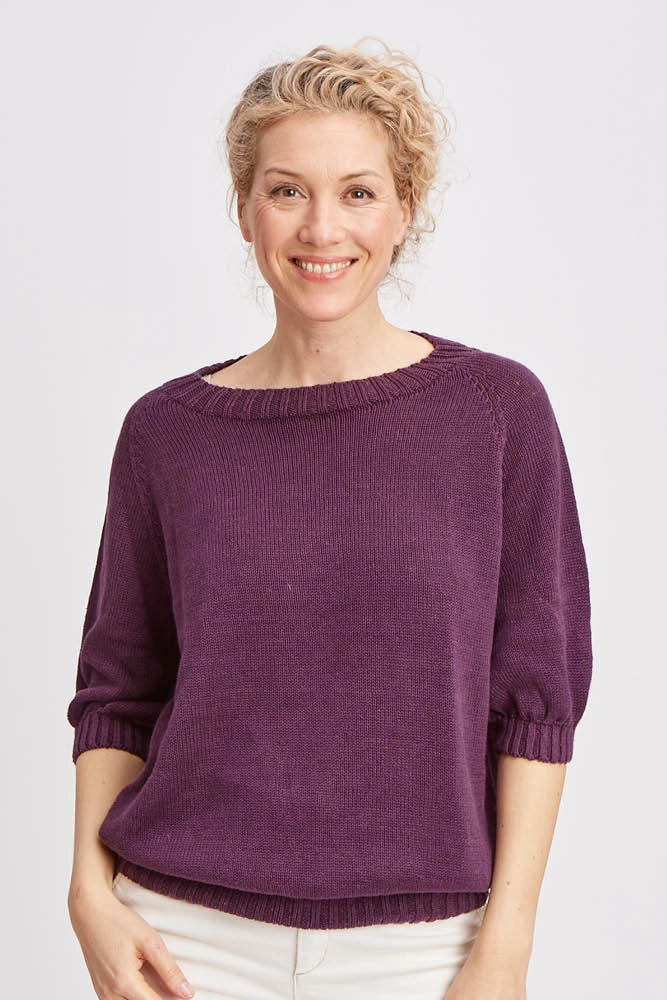 Pull manches 3/4 en lin