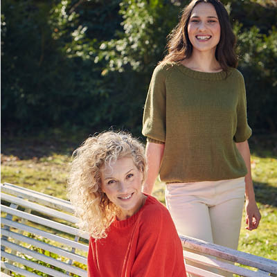 Pull manches 3/4 lin et coton bio/seacell pour femme