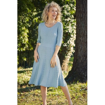 Robe en lin coton bio et seacell