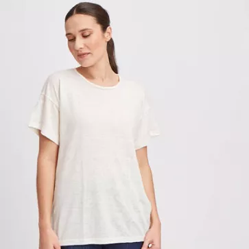 Tunique longue en lin pour femme 