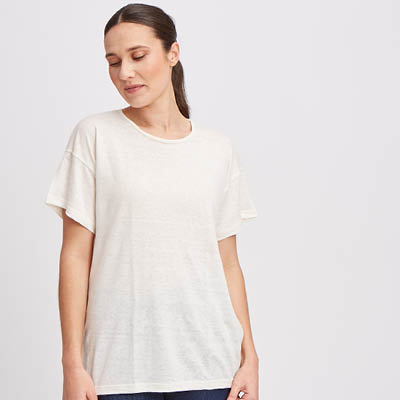 Tunique longue en lin pour femme