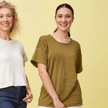Tunique longue en lin pour femme