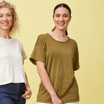 Tunique longue en lin pour femme