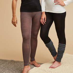 Legging laine acier