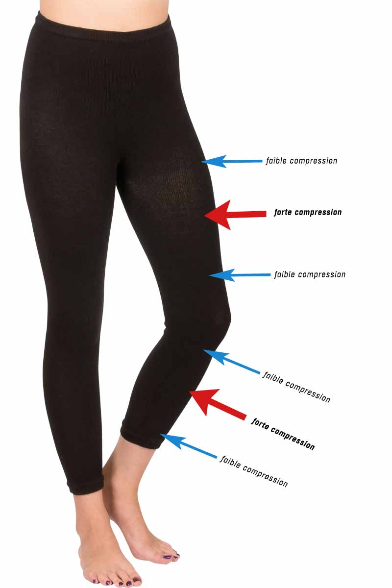 Legging laine merinos anti fatigue lcpm B