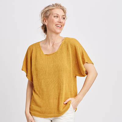 Pull tunique en lin