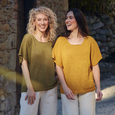 Pull tunique en lin