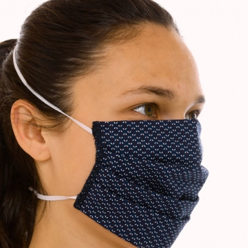 Masque tissu lavable à motifs