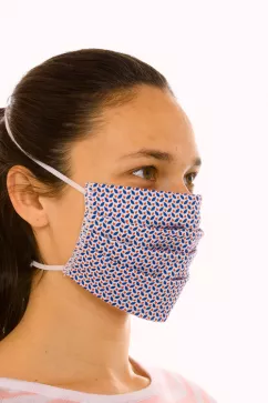 Masque tissu lavable à motifs