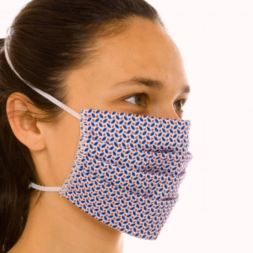 Masque tissu lavable à motifs