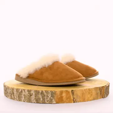 Mules peau d'agneau pour femmes