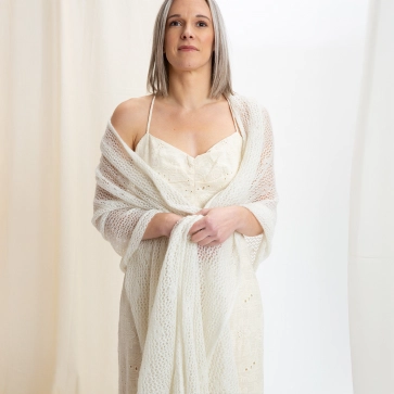 Étole séduction laine mohair et soie pour femme 