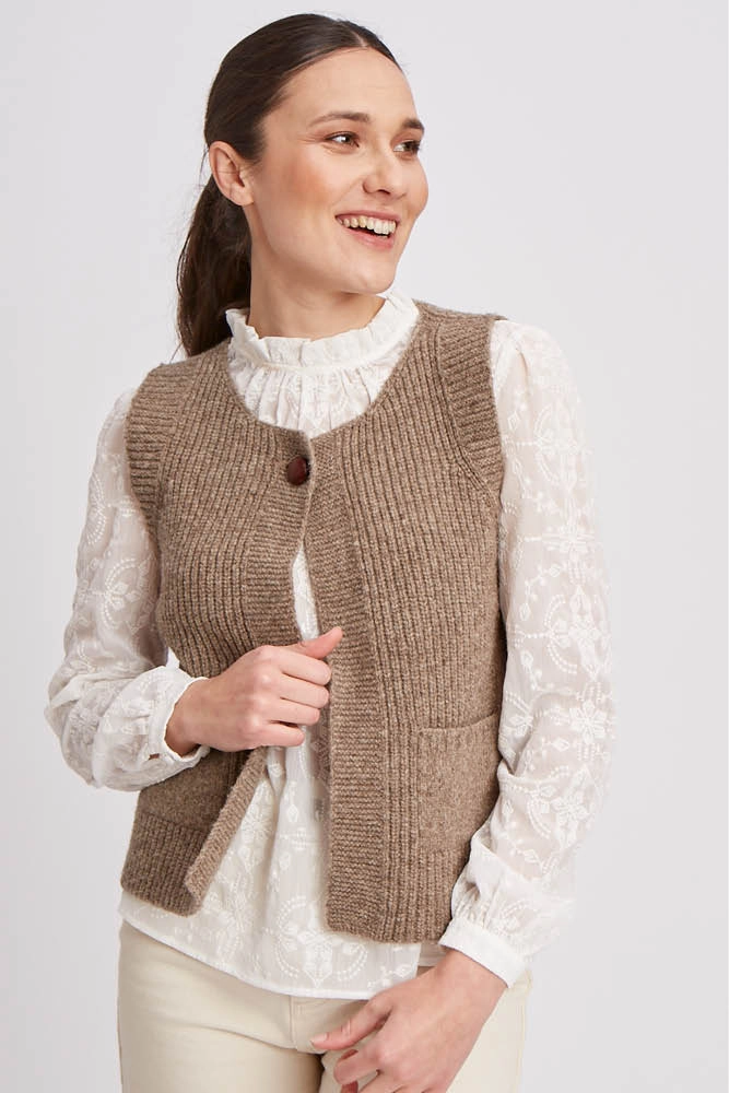 Missegle gilet sans manche femme merinos arles pastgsm3