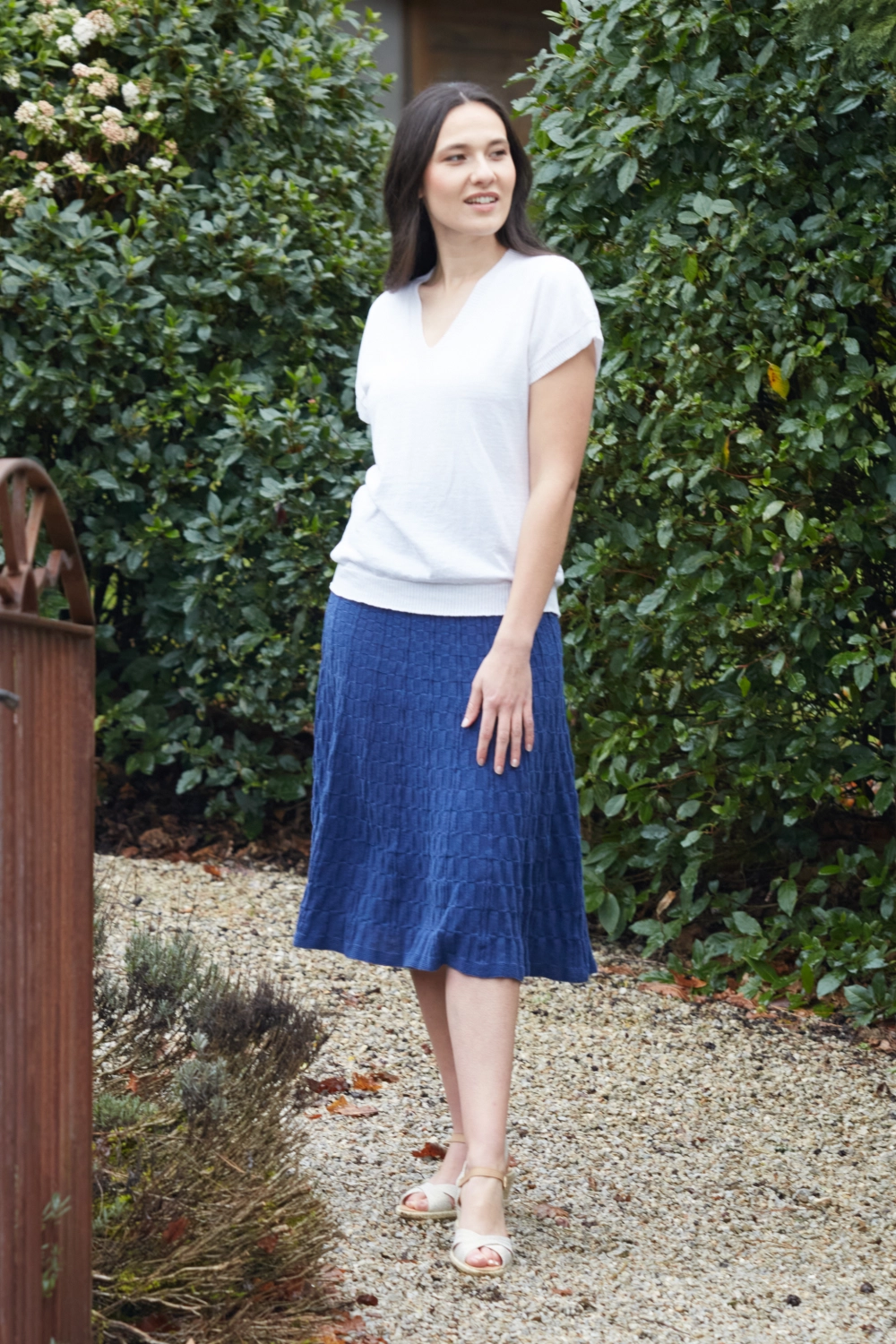 Missegle jupe lin coton seacell LCSJN 3