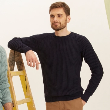 Pull en laine m&eacute;rinos pour homme