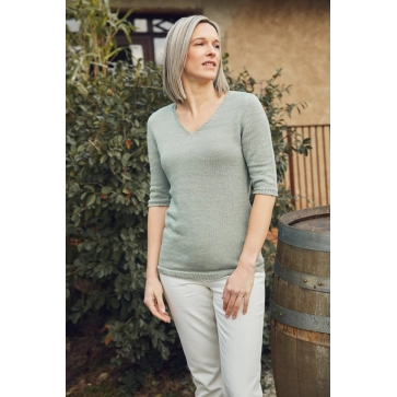 Pull en lin col V