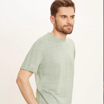 T-shirt en lin pour homme 