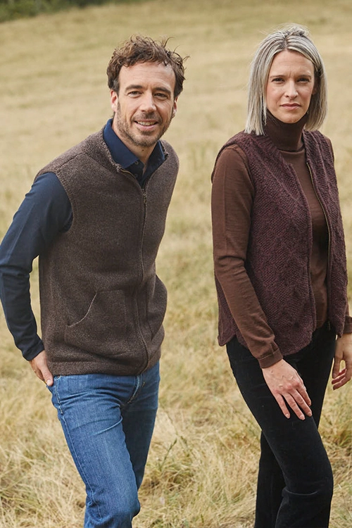 Missegle veste sans manche yack merinos soie YMESG 2