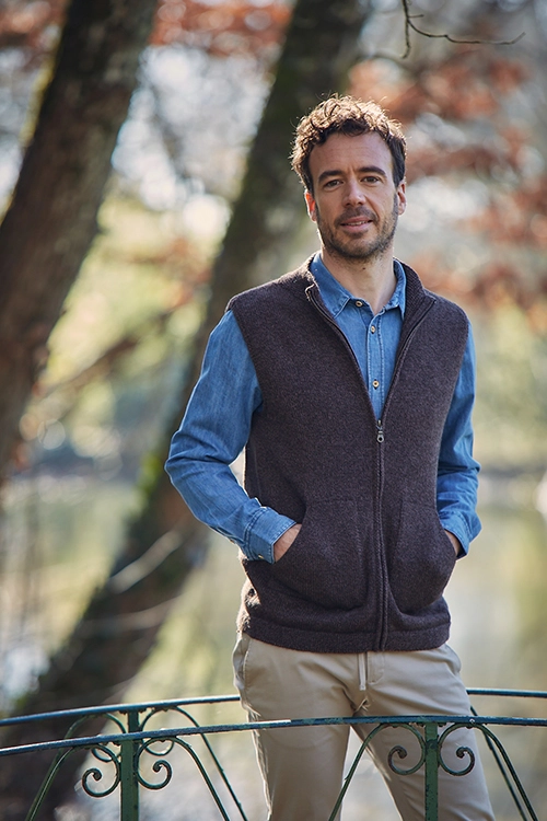 Missegle veste sans manche yack merinos soie YMESG 5