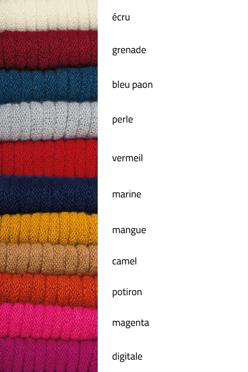 Mitaines laine mim bam couleurs