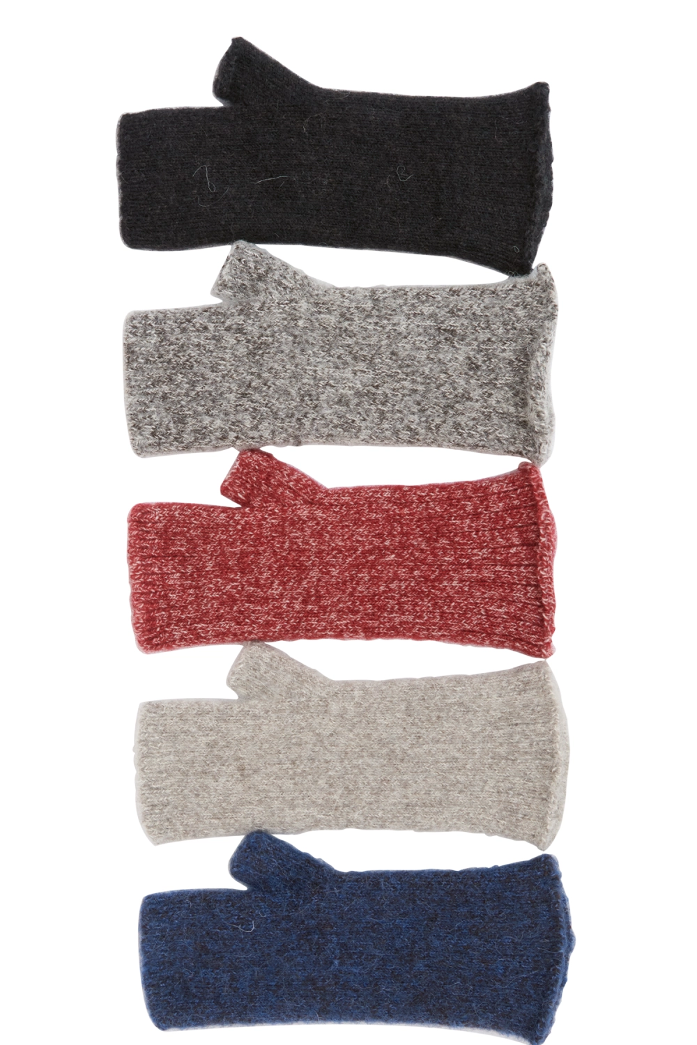 Mitaines yack mohair et soie mixtes