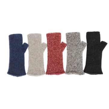 Mitaines yack mohair et soie mixtes