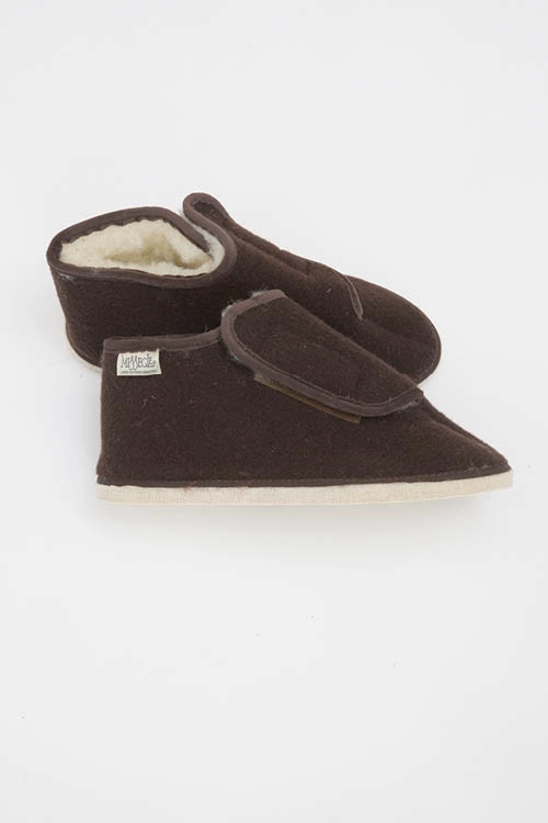 Charentaises mohair et laine grand confort
