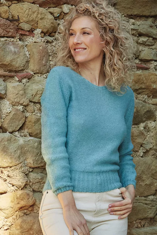 Petit pull mohair pour femme