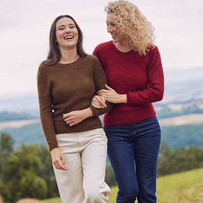 Petit pull laine mohair pour femme