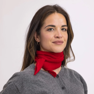 Petite &eacute;charpe en laine recycl&eacute;e pour femme Billie