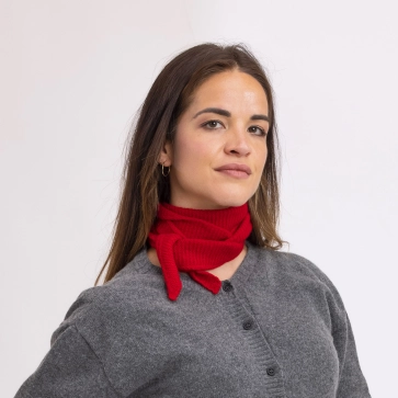 Petite écharpe en laine recyclée pour femme Billie