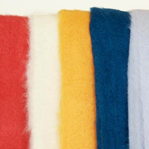 Grand plaid laine mohair uni