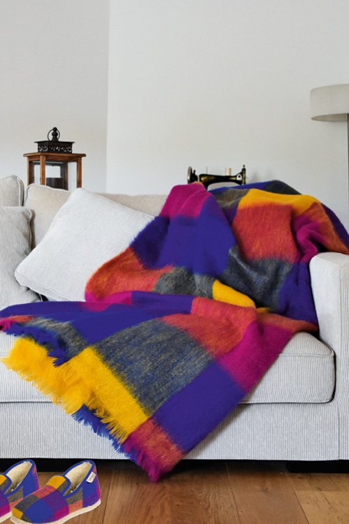 Plaid Mohair écossais Yves