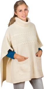 Poncho laine alpaga