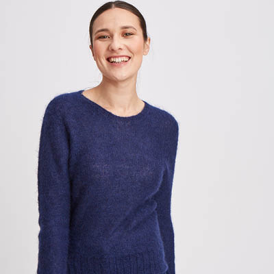 Petit pull mohair pour femme