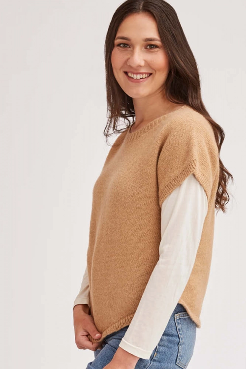 Pull alpaga manches courtes alpcf bam 3