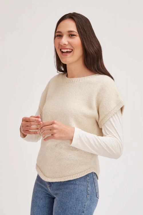 Pull alpaga manches courtes alpcf bam 4