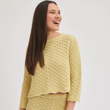 Pull ample en coton recyclé et bio