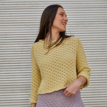 Pull ample en coton recyclé et bio