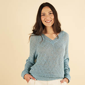 Pull chanvre manches longues 