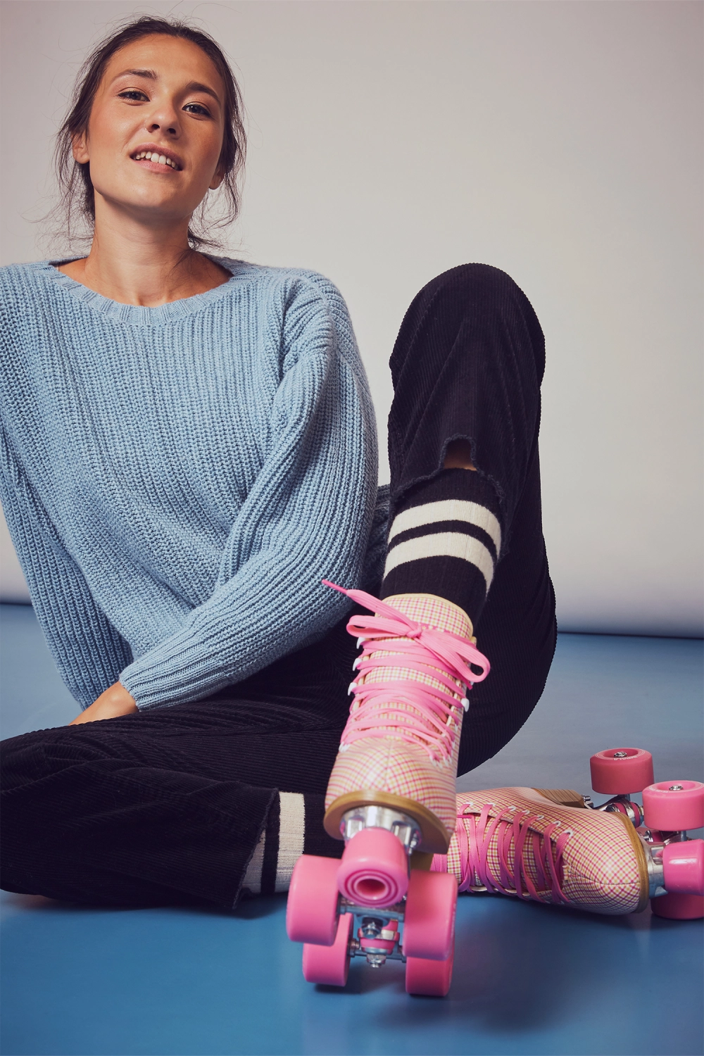 Pull col rond laine recyclee bambobemilie 2