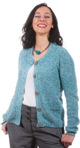 Veste coton peigné