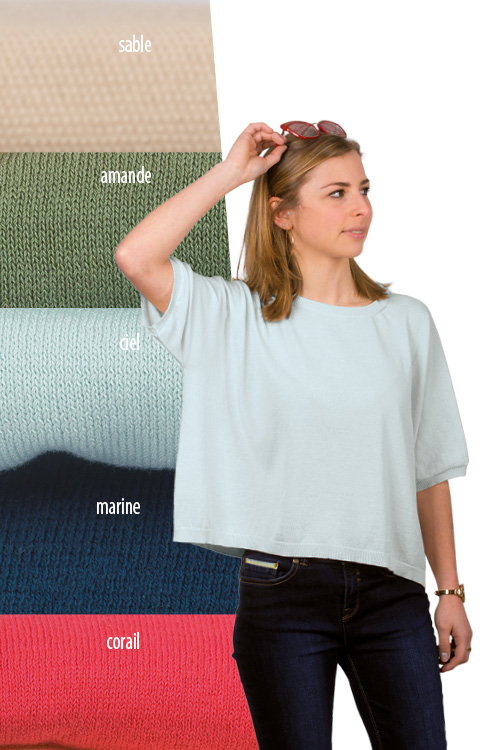 Pull fil d'écosse court Bonnes affaires