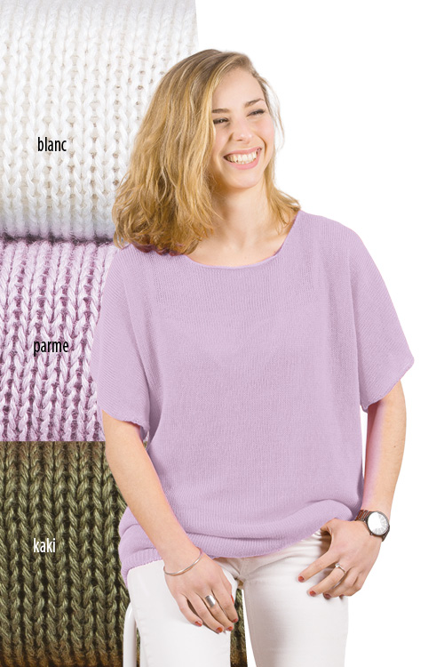 Pull tunique lin Bonnes affaires